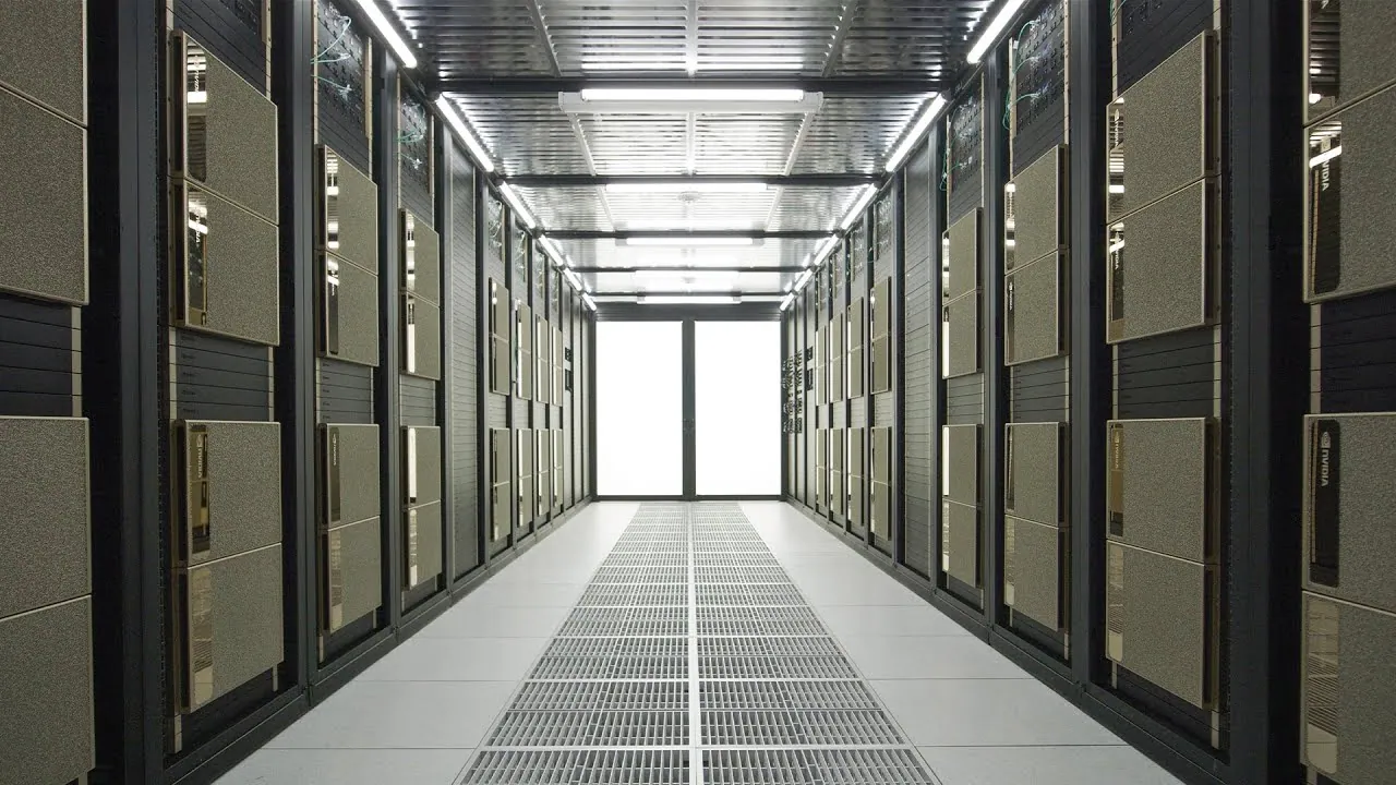 Data center aisle